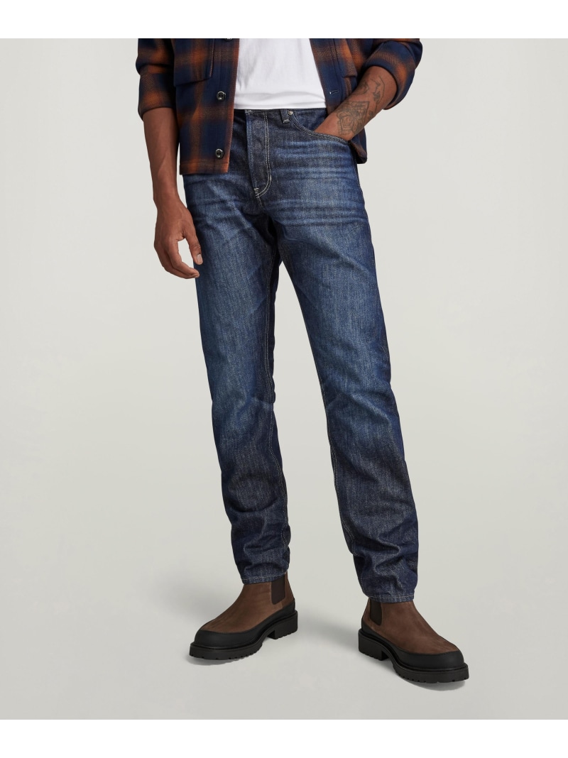 【SALE／30%OFF】G-Star RAW 【公式ショップ】TRIPLE A REGULAR STRAIGHT JEANS/ベーシックデザインストレートジーンズ ジースターロゥ パンツ ジーンズ・デニムパンツ ネイビー【RBA_E】【送料無料】