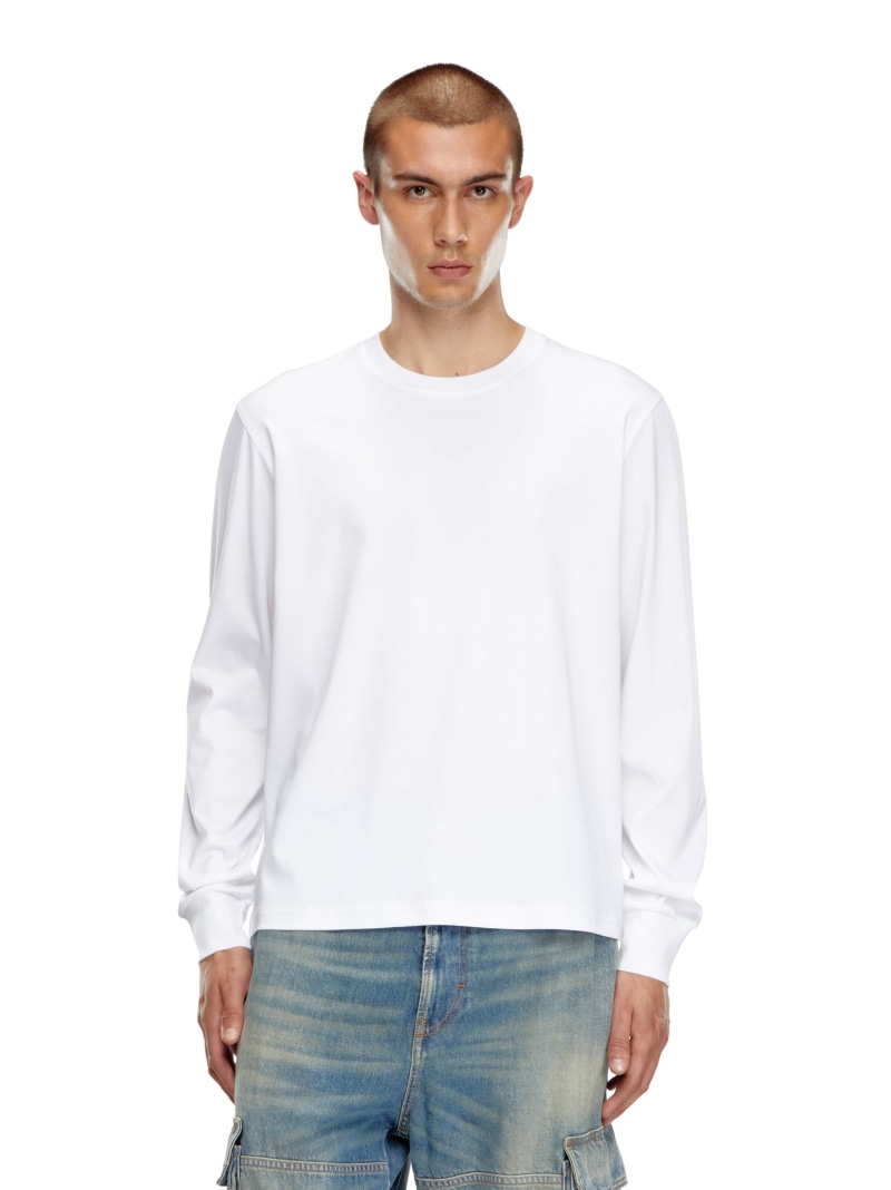 DIESEL ディーゼル Tシャツ・カットソー 白 XL 0124925E0087 ディーゼル DIESEL Tシャツ （WHITE） - ファッション通販