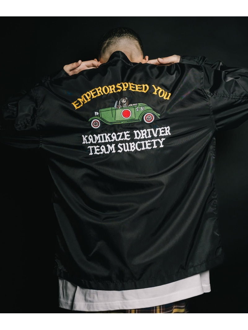 【SALE／35%OFF】Subciety Racing jkt サブサエティ ジャケット・アウター 上衣・前掛け 白いこと 黒いこと【RBA_E】【貨物輸送無料】