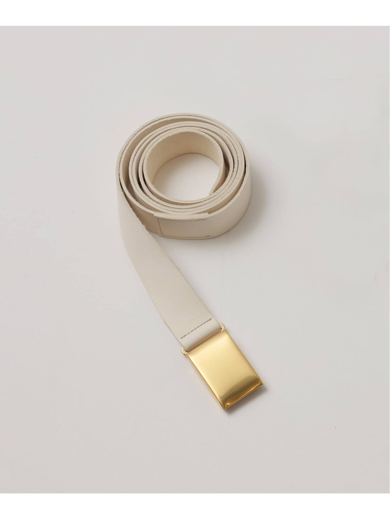 JOURNAL STANDARD 《予約》【FOLL / フォル】firstclass leather gacha belt ジャーナル スタンダード ファッション雑貨 ベルト ブラック ホワイト【先行予約】*【送料無料】