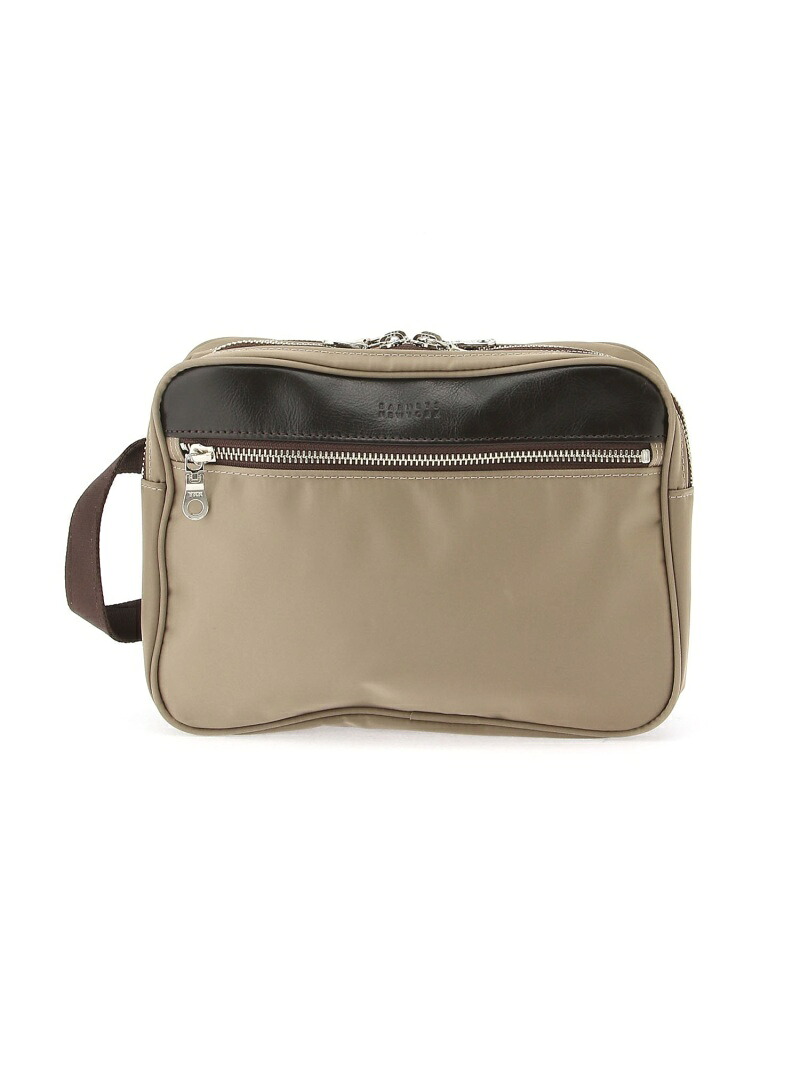 【SALE／20%OFF】BARNEYS NEW YORK (M)ナイロンポーチ バーニーズ　ニューヨーク バッグ ショルダーバッグ ブラウン ブラック ネイビー ベージュ レッド【RBA_E】【送料無料】