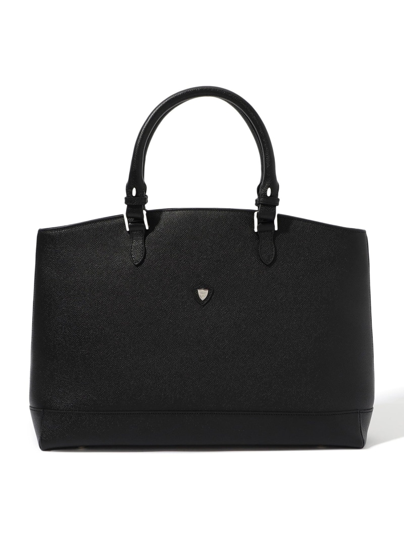 TOMORROWLAND GOODS Chambord Sellier LIL BRIEF エンボスレザーブリーフトート KAMPER トゥモローランド 御徒面子 ビジネスバッグ・ブリーフケース 黒いこと【貨物輸送無料】