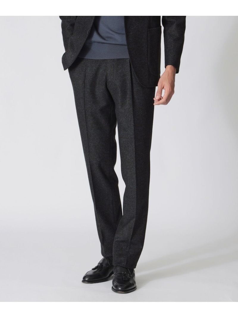 【SALE／25%OFF】Paul Stuart 【Nikkei magazine掲載】【STUART'S TRAVELER】ROMAジャージートラウザーズ ポール・スチュアート パンツ スラックス・ドレスパンツ グレー ネイビー【RBA_E】【送料無料】