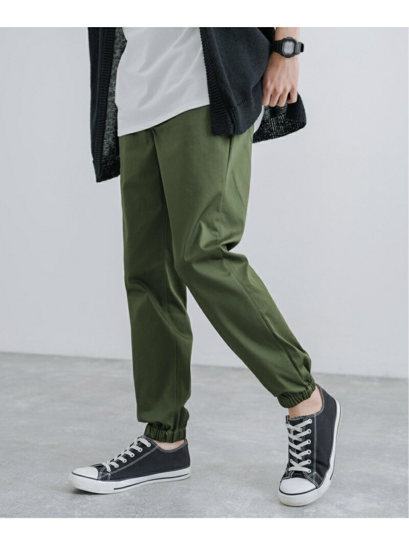 KRIFF MAYER KRIFF MAYER ストレッチ イージージョガーパンツ ロッキーモンロー パンツ その他のパンツ ネイビー ベージュ ブラック グリーン グレー【送料無料】