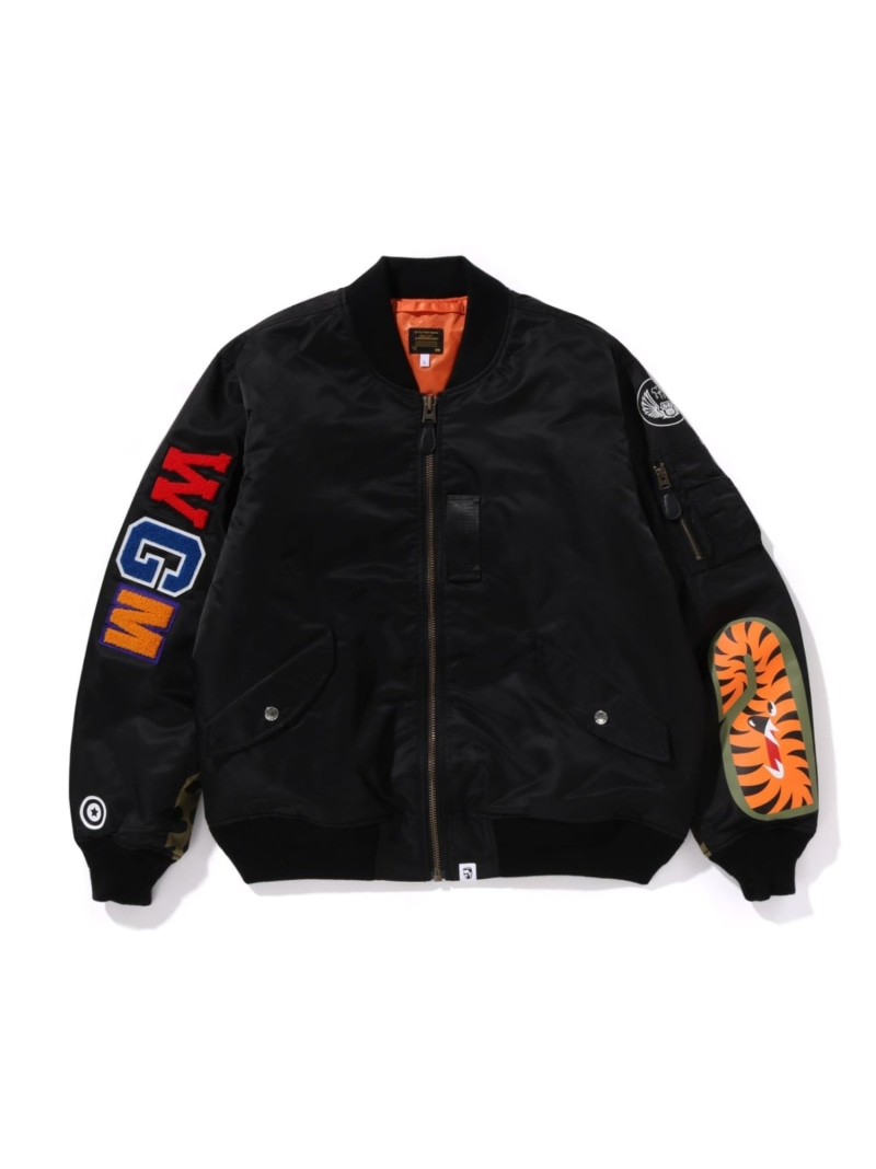 楽天市場】AAPE BY A BATHING APE AAPE NOW MA-1 JACKET ア ベイシング