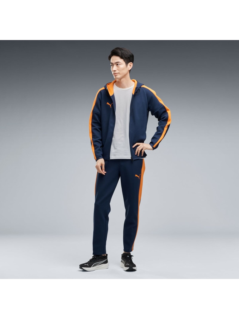 PUMA メンズ トレーニング プーマ ボルテージ ニットパンツ PUMA VOLTAGE Knit Pants プーマ パンツ ジャージ・スウェットパンツ ネイビー【送料無料】
