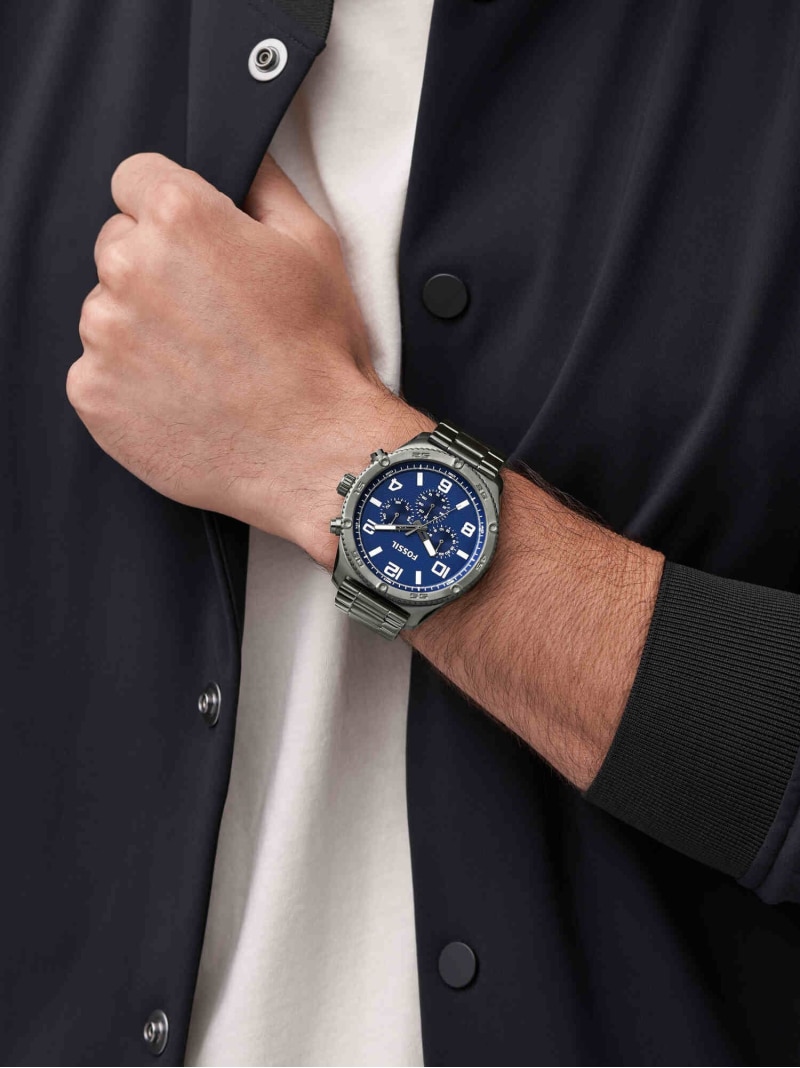 楽天市場】FOSSIL フォッシルメンズ 腕時計デジタルスクロール