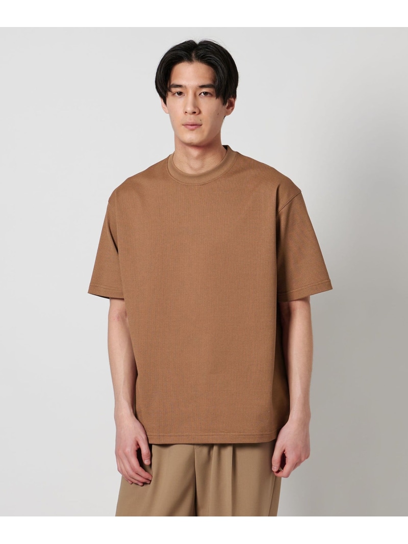 【SALE／40%OFF】UNITED ARROWS タック ジャージ Tシャツ ユナイテッドアローズ アウトレット トップス カットソー・Tシャツ ホワイト ブラック ブラウン【RBA_E】【送料無料】