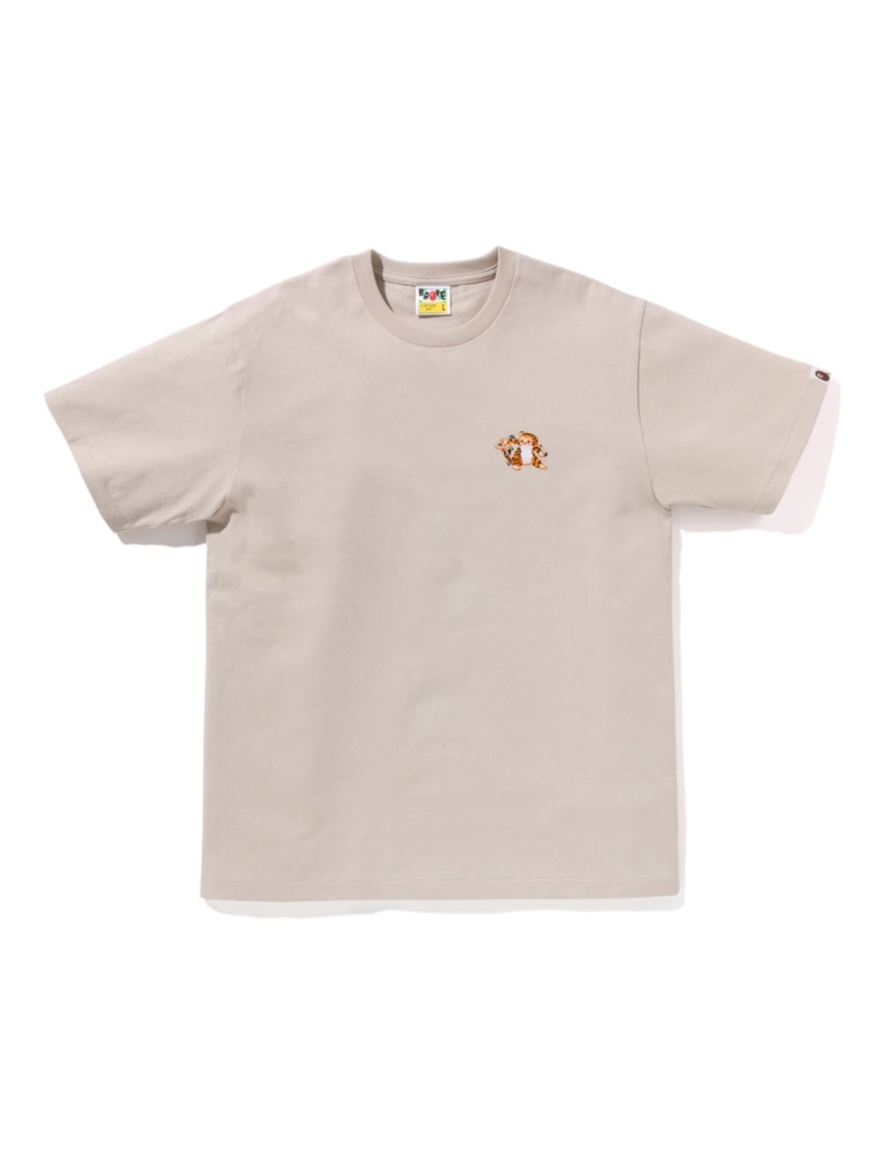 【SALE／20%OFF】A BATHING APE PIRATE STORE TIGER ONE POINT TEE ア ベイシング エイプ パイレーツストア トップス カットソー・ティーシャツ ベージュ 黒いこと 薄墨色 白いこと【RBA_E】【貨物輸送無料】 Tシャツ・カットソー-メンズファッション