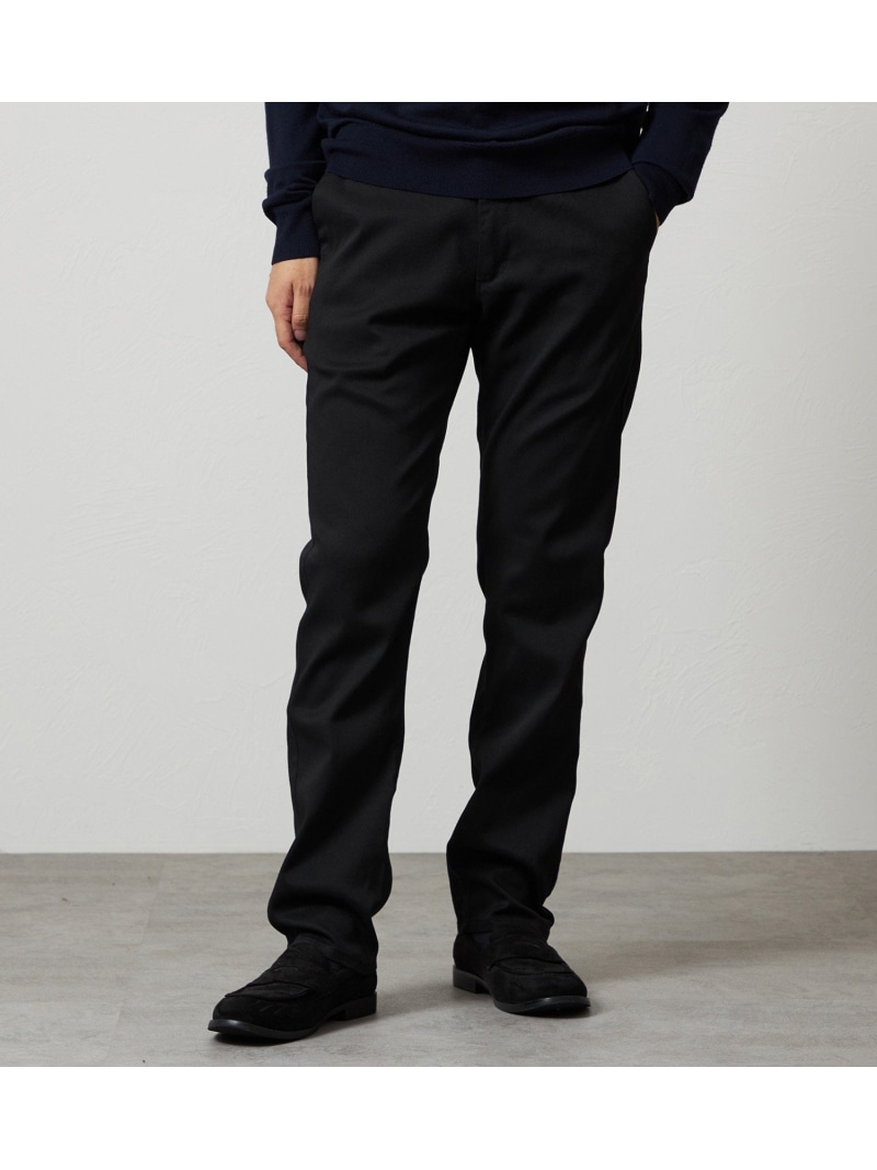 EDWIN EDWIN ハタラクロ メンズ アジャスター チノパンツ ストレッチ【WEB限定】 エドウインオンラインモール パンツ チノパンツ ブラック【送料無料】