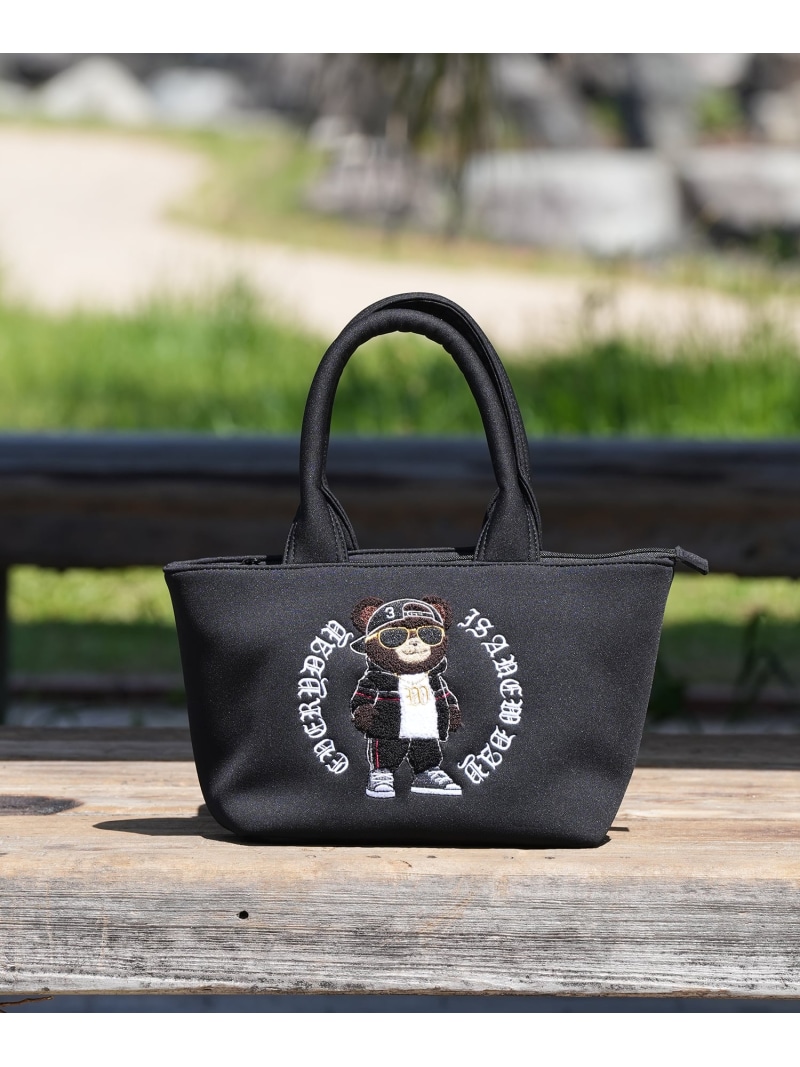 WHIM ROTH W/R Tan Bear mini tote アダムスジャグラー バッグ トートバッグ ブラック【送料無料】