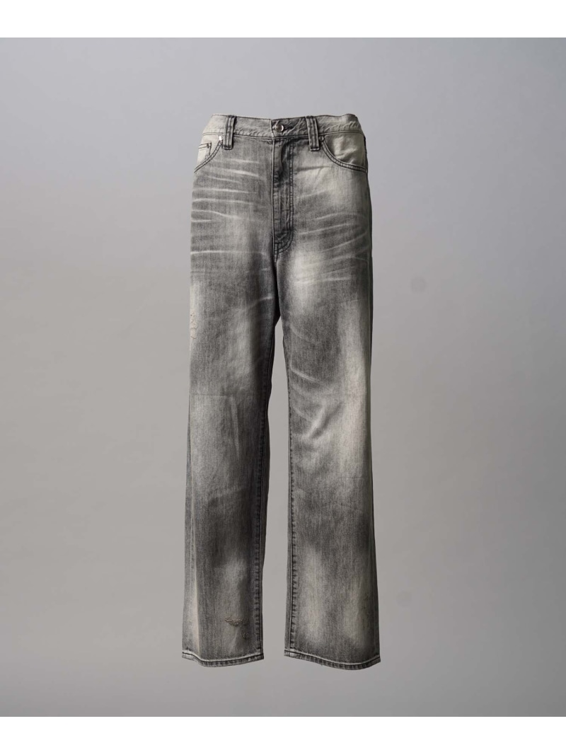 MAISON SPECIAL 10.5oz Straight Denim Pants メゾンスペシャル パンツ ジーンズ・デニムパンツ グレー【送料無料】｜ Fashion Men