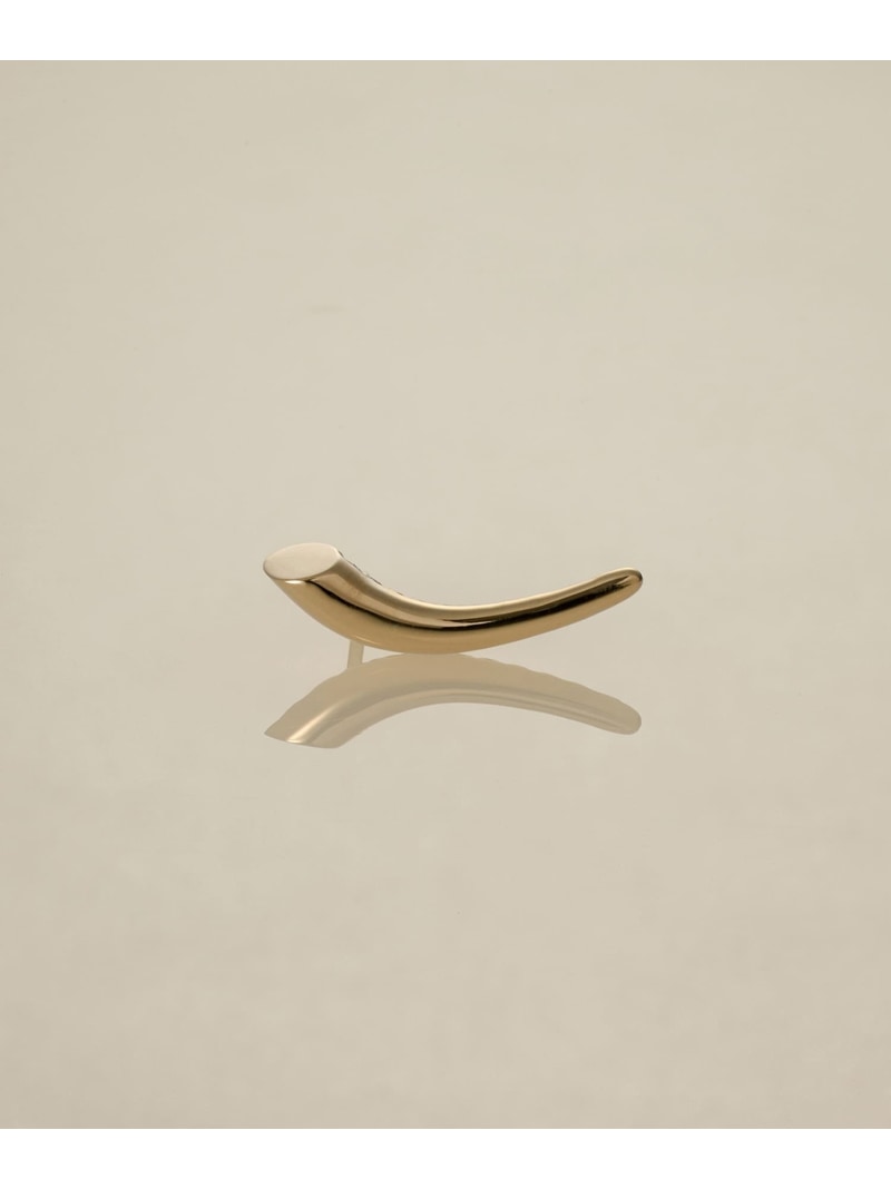 XOZ K18 horn pierced earring 唐人笛 ピアス クロスオズ 付属品・ウオッチ ピアス ゴールド【貨物輸送無料】