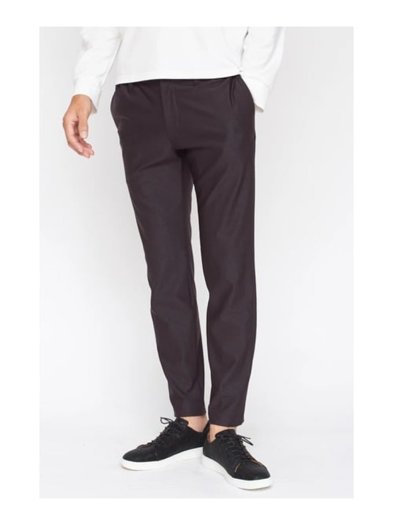 【SALE／30%OFF】HIGH STREET HIGH STREET∴4WAYバイアスチェックジャガードイージーパンツ トルネードマート パンツ その他のパンツ ブラック ブラウン グレー【RBA_E】【送料無料】