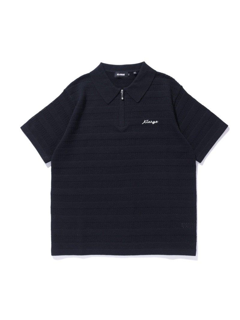 XLARGE ニット 半袖 ポロシャツ L ブラック 101242013009 楽天市場】【SALE 25％OFF 定価11,000円】XLARGE エクストラ