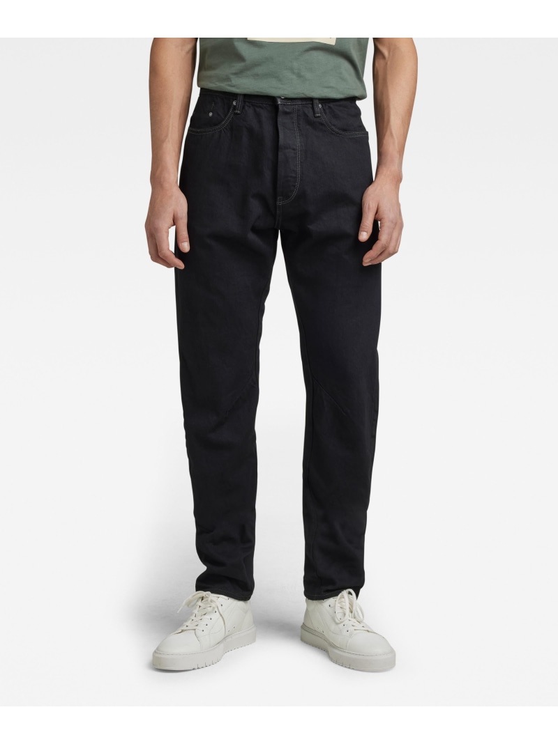 【SALE／30%OFF】G-Star RAW 【公式ショップ】ARC 3D JEANS/立体裁断カーブデザインテーパードジーンズ ジースターロゥ パンツ ジーンズ・デニムパンツ ブラック【RBA_E】【送料無料】｜ Fashion Men