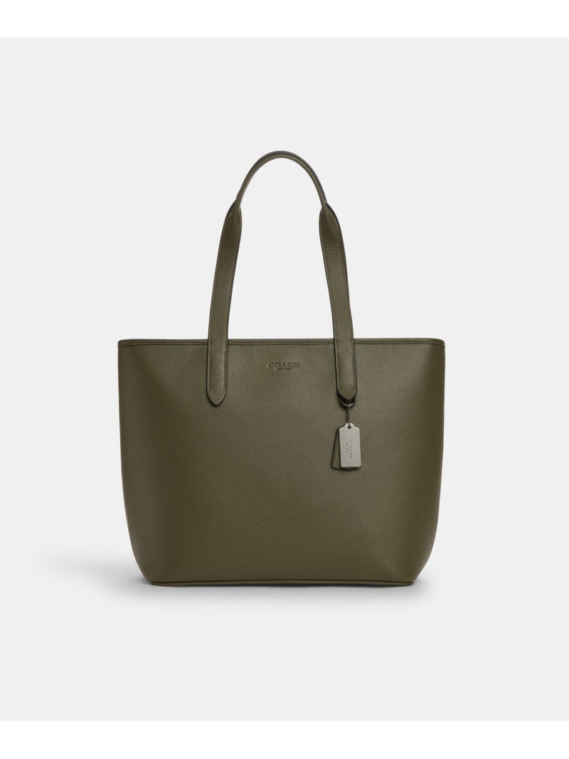 【売約済】コーチ　サリバン　ビッグ　トートバッグ　ワンショルダー　グレー 売約済】コーチ サリバン ビッグ トートバッグ ワンショルダー グレー