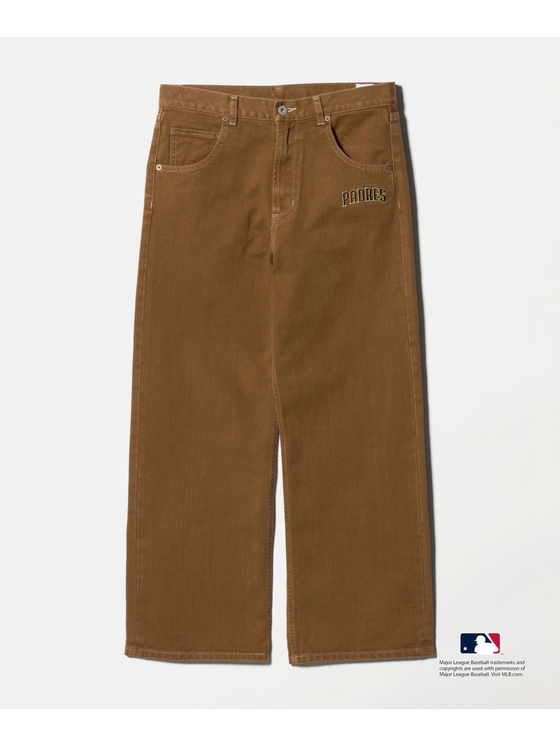 【SALE／19%OFF】California General Store ＜CGS.＞MLB デニム パンツ ビューティー＆ユース　ユナイテッドアローズ パンツ ジーンズ・デニムパンツ ブラック ブラウン【RBA_E】【送料無料】