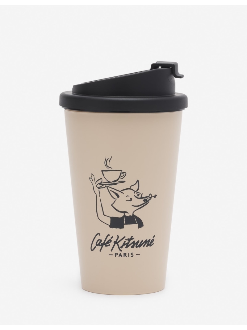 CAFE KITSUNE Cafe Kitsune/(U)CAFE KITSUNE COFFEE CUP TUMBLER メゾン キツネ 食器・調理器具・キッチン用品 グラス・マグカップ・タンブラー ベージュ【送料無料】