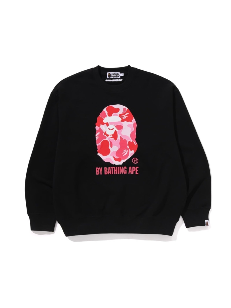 【SALE／30%OFF】A BATHING APE PIRATE STORE ABC CAMO APE HEAD RELAX FIT CREWNECK SWEATSHIRT ア ベイシング エイプ パイレーツストア トップス スウェット・トレーナー ブラック ホワイト グレー【RBA_E】【送料無料】 15,739円