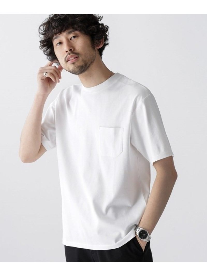 楽天市場 Sale 10 Off Nano Universe 汗染み防止 Anti Soaked ヘビークルーネック ビッグtシャツ ナノユニバース カットソー Tシャツ ホワイト ブラック グレー ネイビー Rba E 送料無料 Rakuten Fashion Men