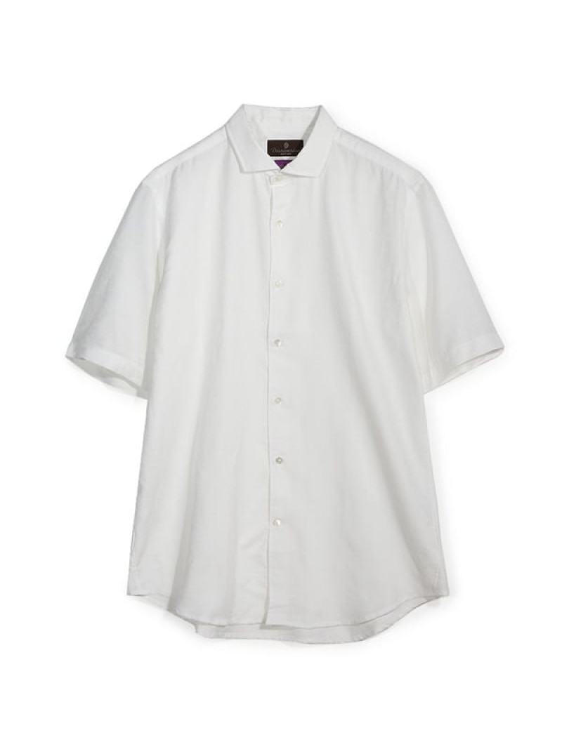 【SALE／55%OFF】MEN'S BIGI 【LIBERTY/リバティー】フラワージャガードハーフスリーブシャツ メンズ ビギ トップス シャツ・ブラウス ブラック ホワイト ネイビー【RBA_E】【送料無料】 9,653円