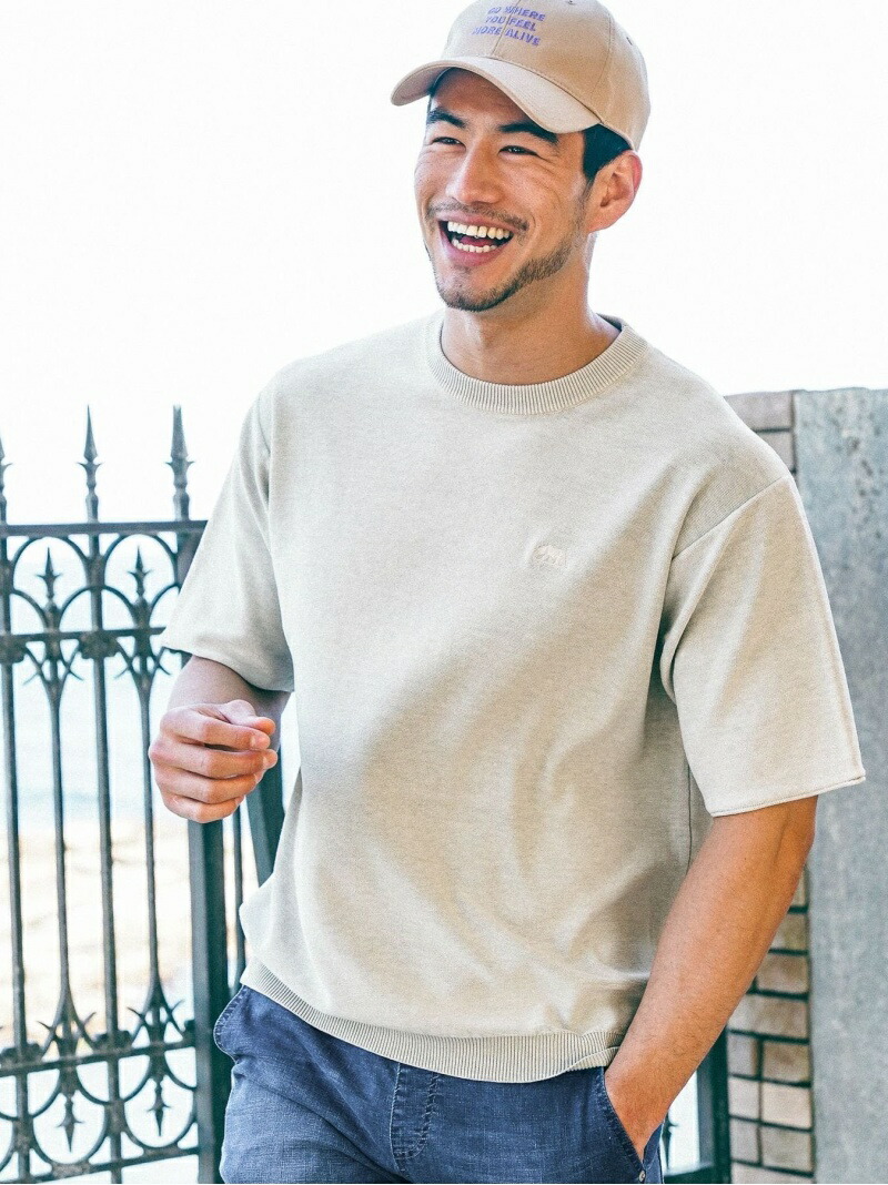 Bayflow M Sea Fadeニット ベイ流動 ニット 半袖ニット 送料無料 Bayflow メンズ ニット ベイフロー Pasadenasportsnow Com