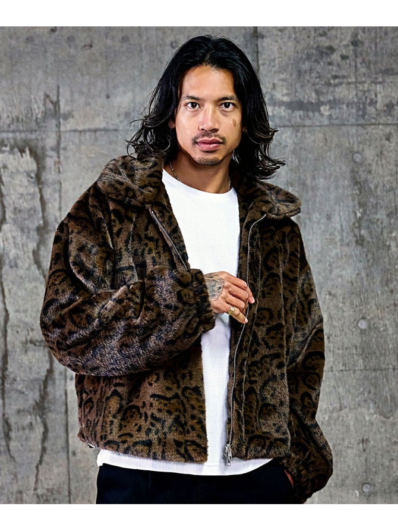 CavariA CavariA 遊撃手丈毛革JKT シルバーバレット ジャケット・アウター 上衣・前掛け 赤銅色 薄墨色【貨物輸送無料】 メンズファッション-コート・ジャケット