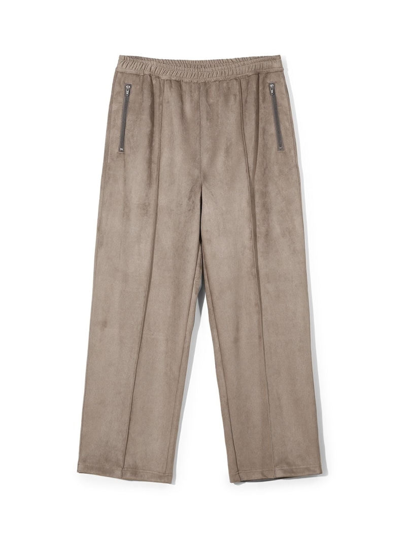 MEN'S BIGI 【50th Anniv . 中田 慎介】 SUEDE LIKE/HOUND'S TOOTH TRACK PANTS メンズ ビギ パンツ その他のパンツ ベージュ ブラウン【送料無料】｜ Fashion Men 15,840円
