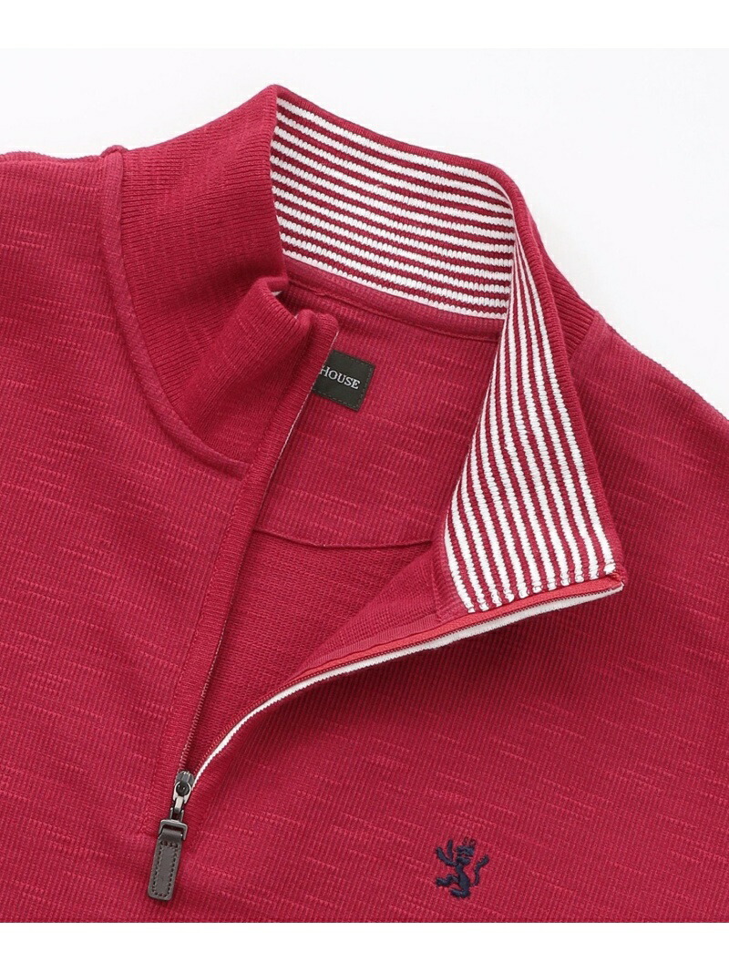 特別セール品 THE SCOTCH HOUSE スラブワッフルZIP UP トレーナー ザ ...