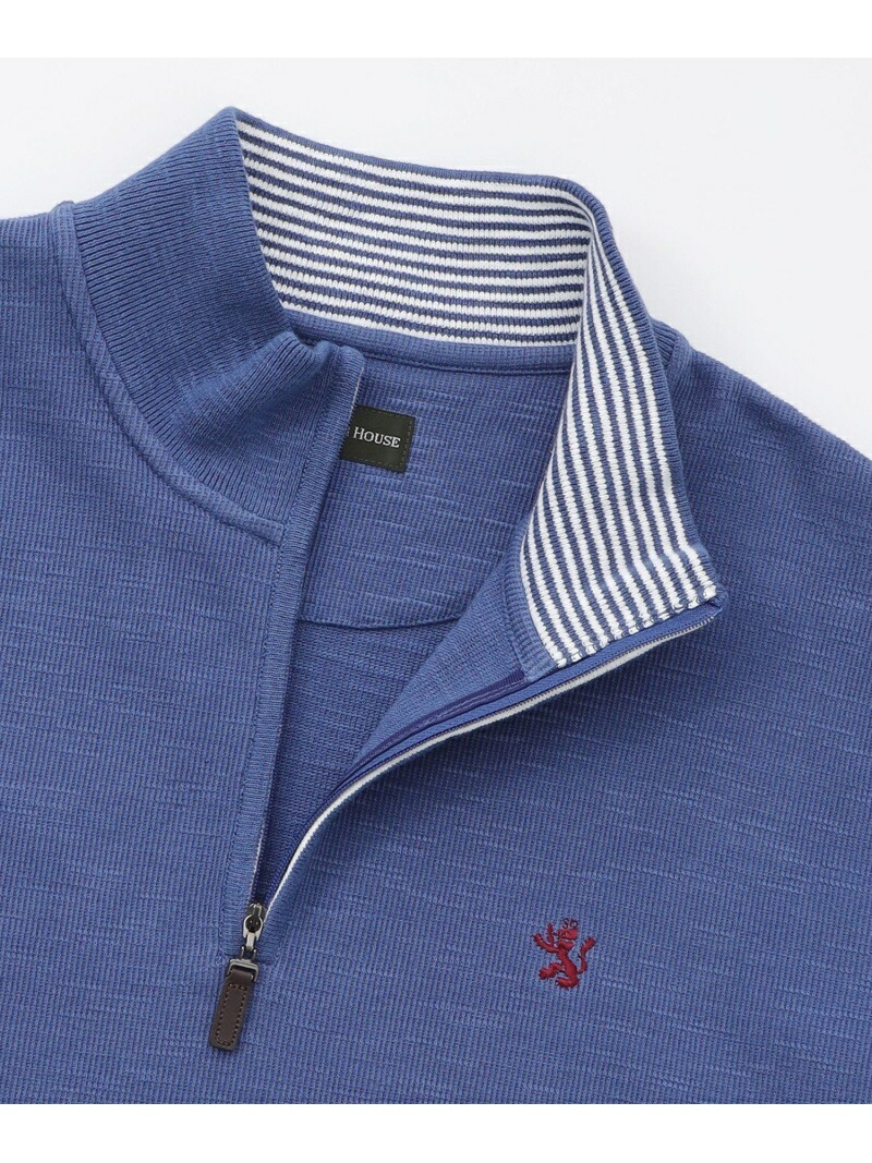特別セール品 THE SCOTCH HOUSE スラブワッフルZIP UP トレーナー ザ ...