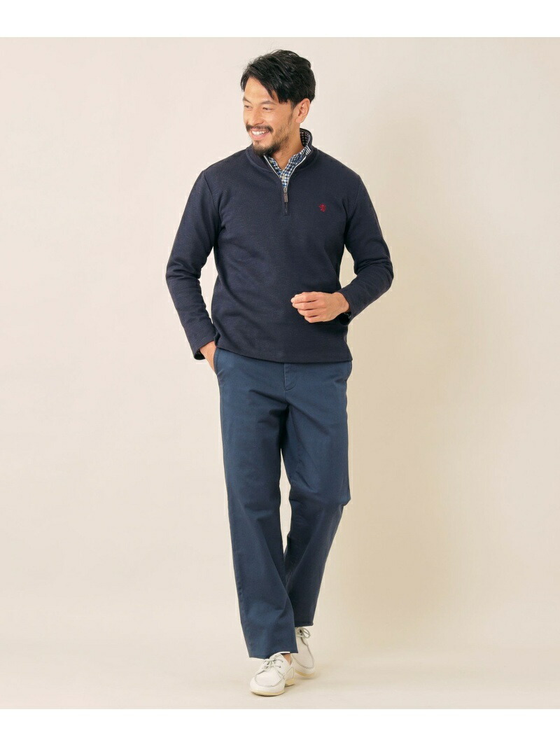 特別セール品 THE SCOTCH HOUSE スラブワッフルZIP UP トレーナー ザ ...