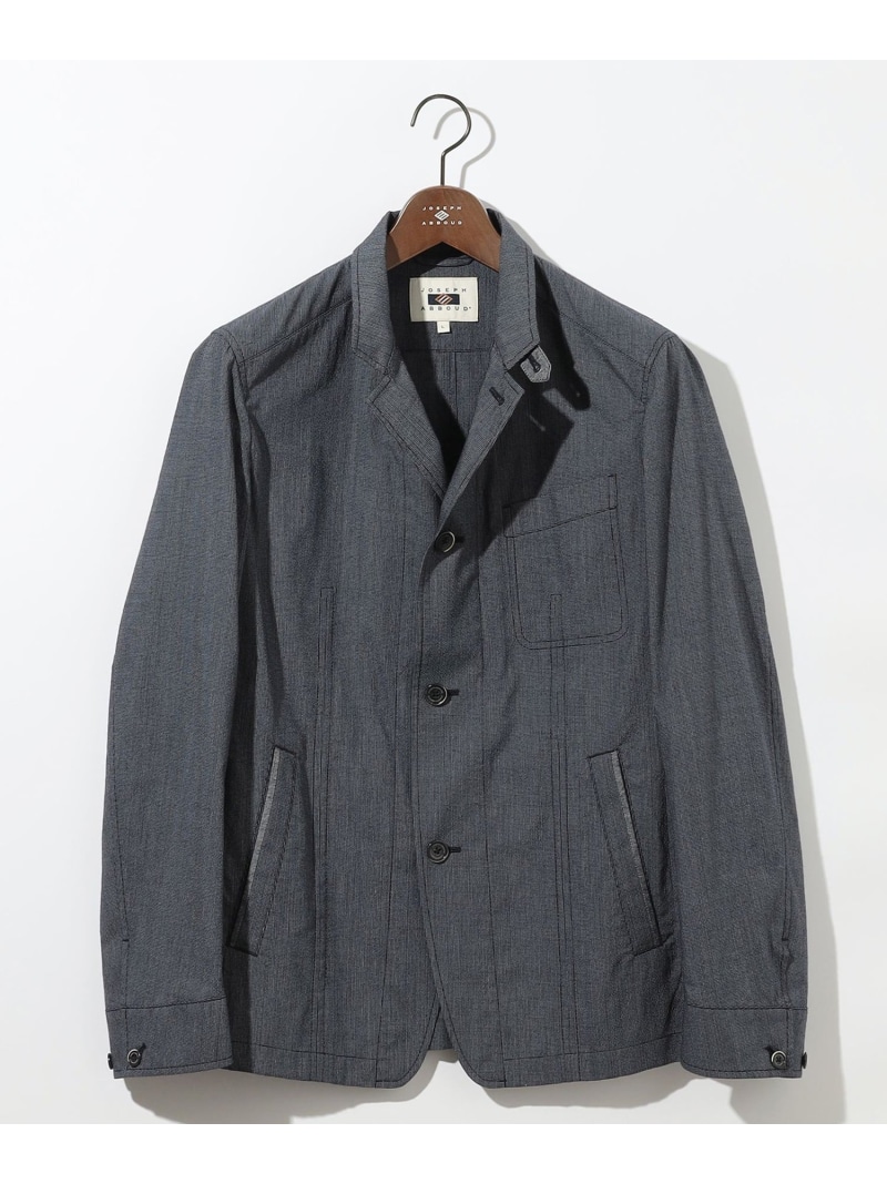JOSEPH ABBOUD 夏ブルゾン【キングサイズ・JAPANファブリック/清涼/軽量】ダブルワッシャーストレッチ ブルゾン ジョセフアブード ジャケット・アウター ブルゾン・ジャンパー ネイビー【送料無料】 32,175円