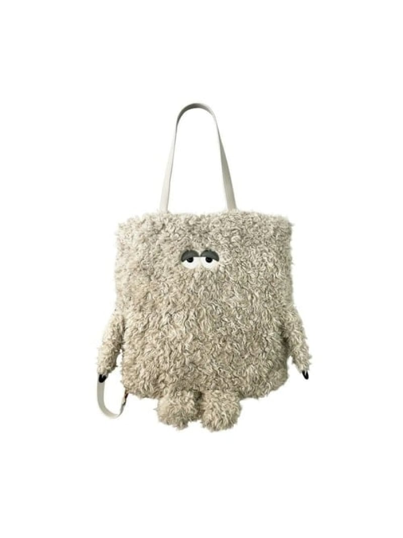 GSC WOMENS SELECT ROOTOTE/ルートート EU.TALL.2way.クリプテッド-E ゴースローキャラバン 御徒面子 トートバッグ 薄墨色 赤銅色 白いこと【貨物輸送無料】