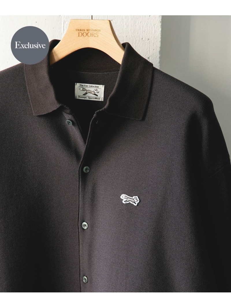 URBAN RESEARCH DOORS 『別注』PENNEYS×DOORS THE FOX シャツカーディガン アーバンリサーチドアーズ トップス カーディガン イエロー ホワイト ネイビー グレー【送料無料】 7,722円