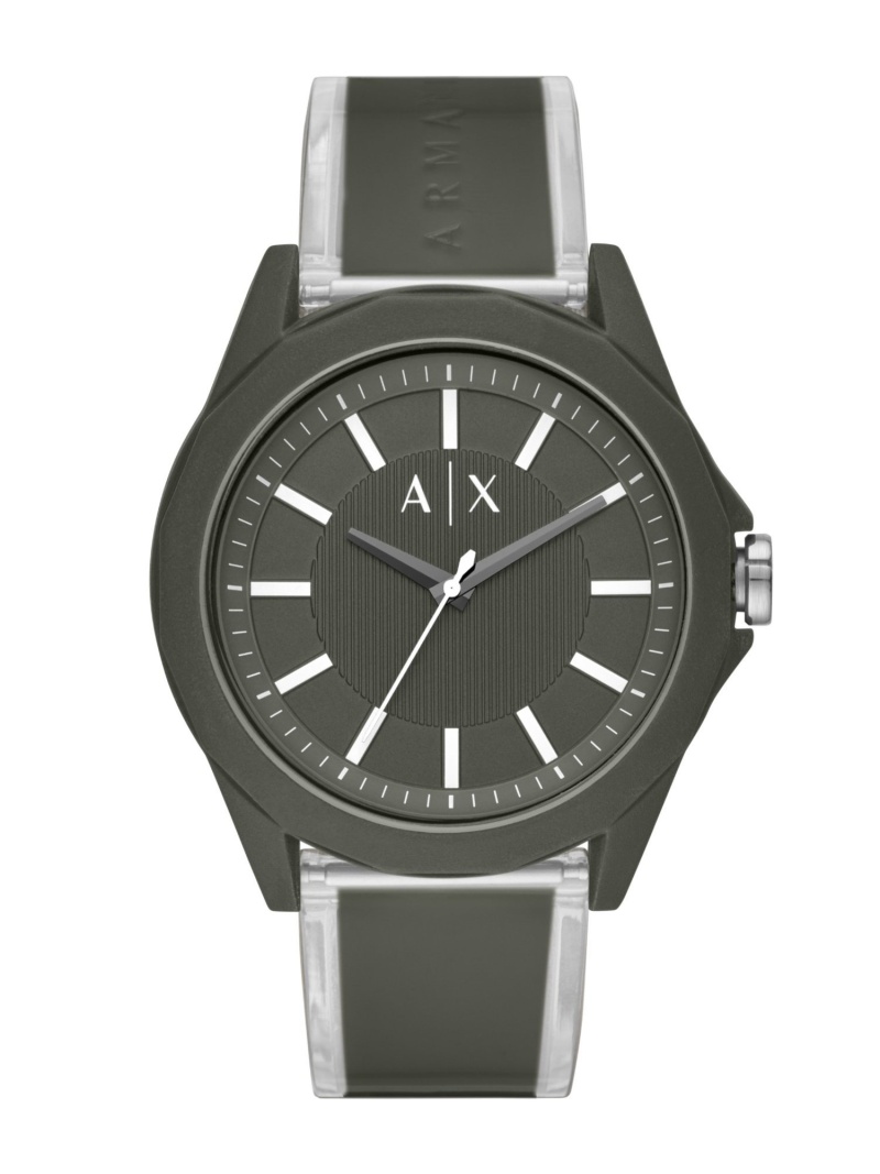 armani exchange watch green