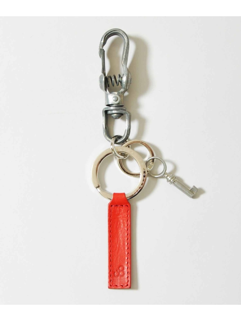 Johnbull Johnbull M ダブルリングクリップキーチェーン ジョンブルプライベートラボ ファッショングッズ チャーム キーチェーン レッド 送料無料 Cndparker Com