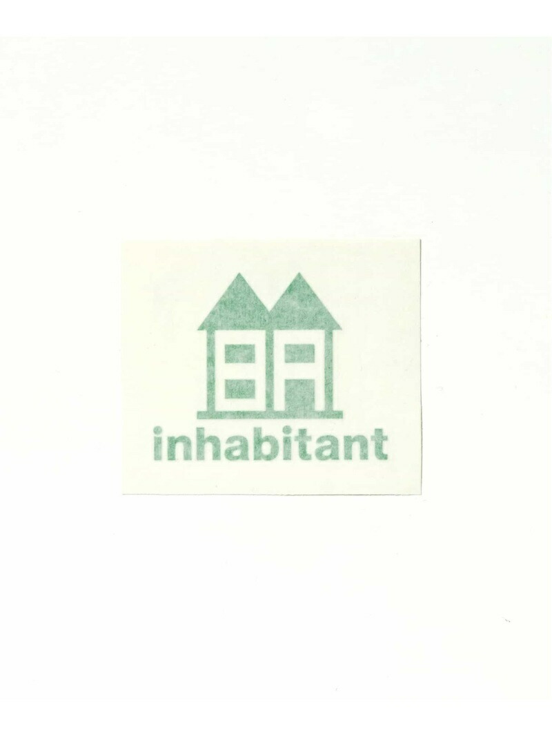 楽天市場】inhabitant インハビタント Inhabitant logo sticker