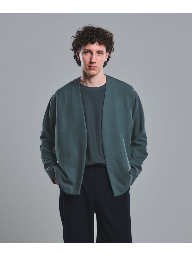 UNITED ARROWS green label relaxing KIVANC イージーカーディガン ユナイテッドアローズ グリーンレーベルリラクシング トップス カーディガン グレー ブラック【送料無料】
