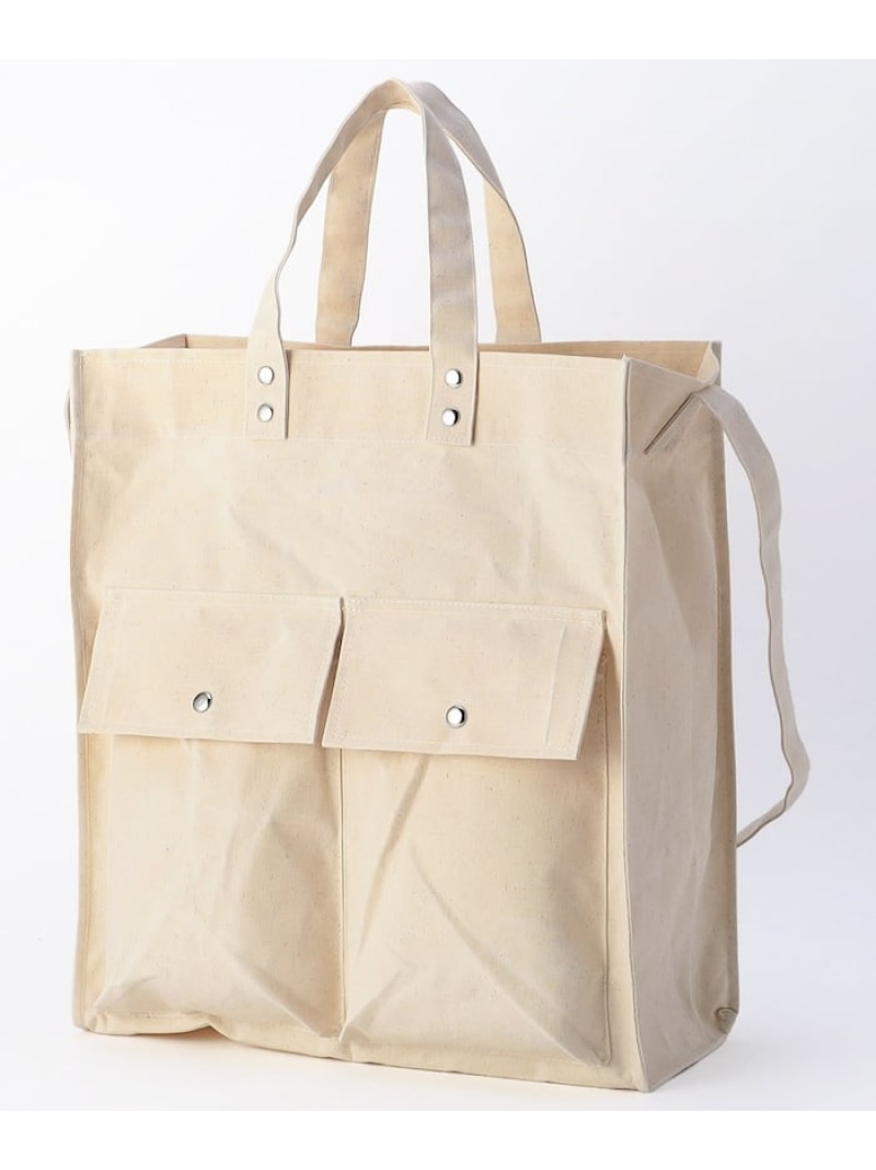 【SALE／20%OFF】SUBLIME PARAFIN  SQUARE TOTE BAG パラフィン油 スクエアトートバッグ フリークスストア 御徒面子 トートバッグ ベージュ 黒いこと【RBA_E】【貨物輸送無料】
