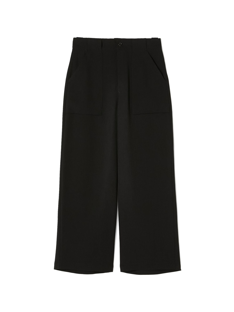 【SALE/30%OFF】N.HOOLYWOOD COMPILE PATCH POCKET WIDE TROUSERS エヌ.ハリウッド パンツ スラックス・ドレスパンツ ブラック グレー【RBA_E】【送料無料】| Fashion Men