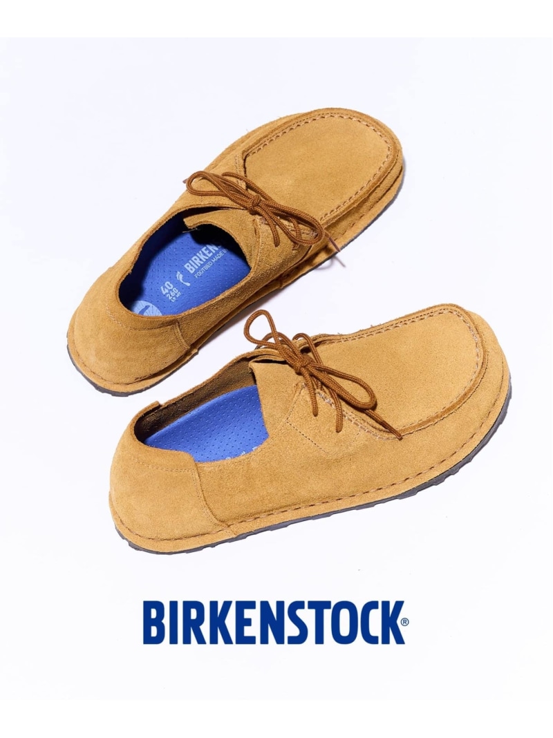 417 EDIFICE BIRKENSTOCK / ビルケンシュトック Utti Lace フォーワンセブン エディフィス シューズ・靴 スニーカー ネイビー ブラウン【送料無料】｜ Fashion Men
