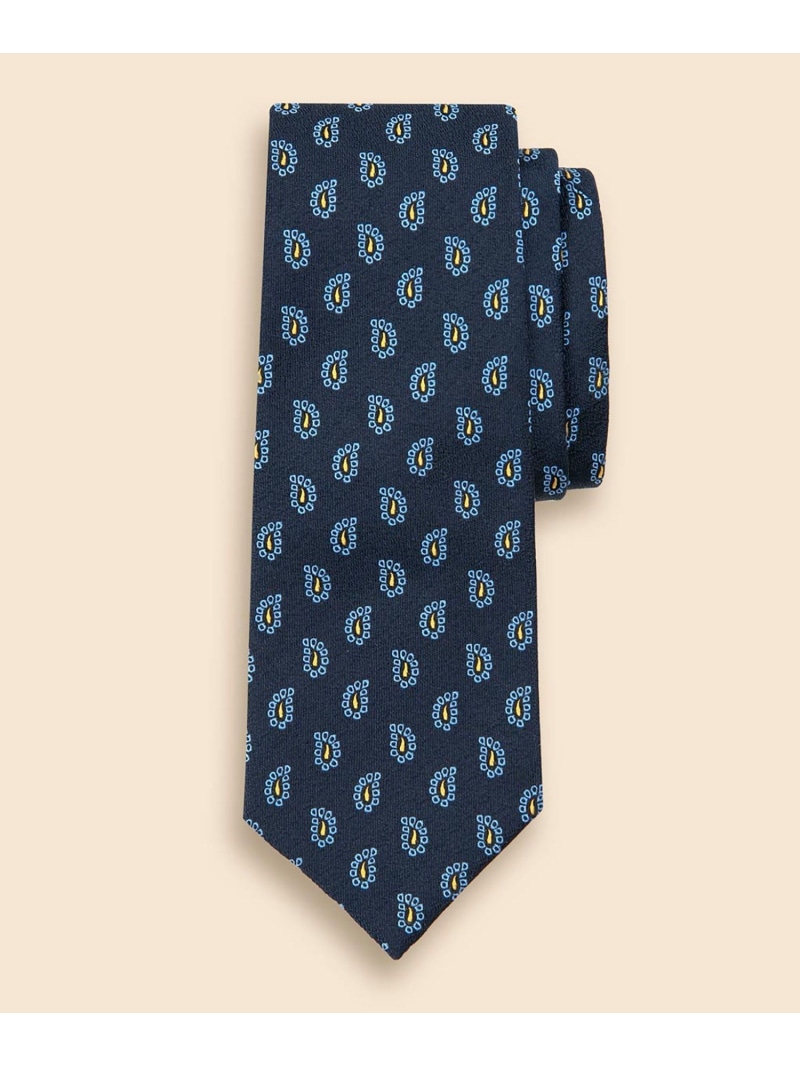 【SALE／30%OFF】BROOKS BROTHERS シルク ラージペイズリー ジャカードタイ ブルックス ブラザーズ スーツ・フォーマル ネクタイ・蝶ネクタイ レッド ネイビー【RBA_E】【送料無料】