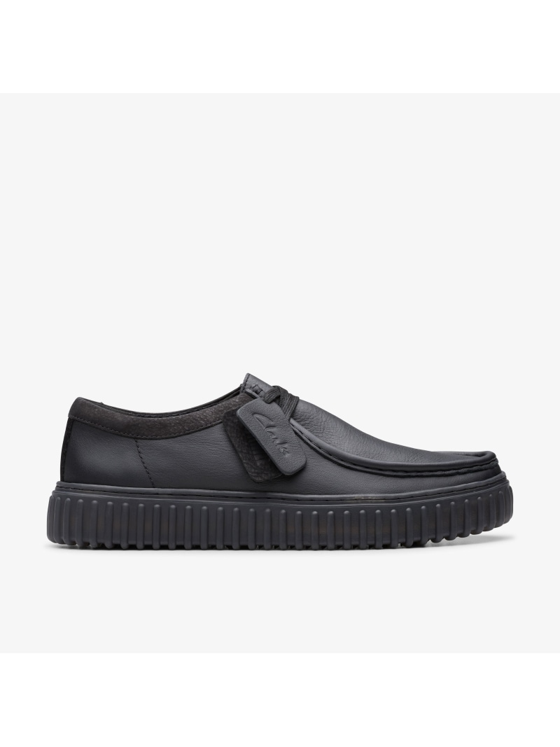 Clarks Torhill Lo クラークス シューズ・靴 モカシン・デッキシューズ ブラック【送料無料】