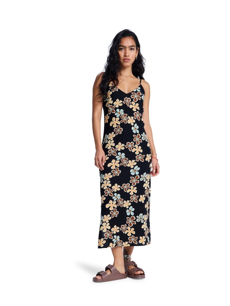 ROXY ROXY STAY SUNNY SLIP DRESS サイドスリット ワンピース 【2026年春夏モデル】 ロキシー ワンピース・ドレス ワンピース【送料無料】| Fashion Men
