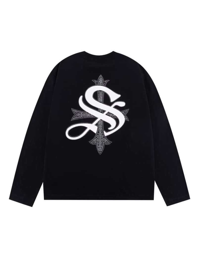 SUPPLIER 【SUPPLIER】Various Cross Long Sleeve Tee / ロンT 長袖 サプライヤー ネバーマインドザエックスユー/チカシツプラス トップス カットソー・Tシャツ ブラック ホワイト【送料無料】| Fashion Men