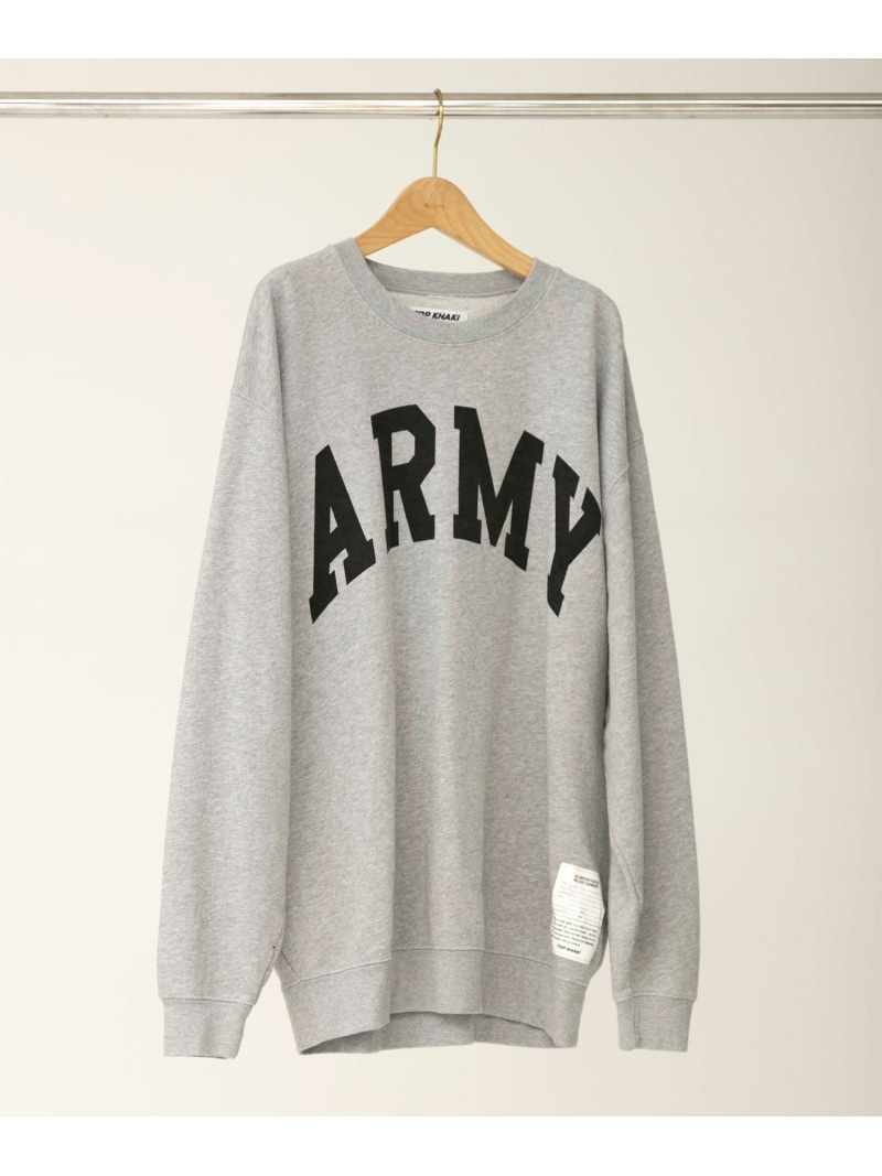 Johnbull Private labo 【TOP KHAKI】ARMY スウェットTシャツ(GRAY) ジョンブルプライベートラボ トップス スウェット・トレーナー ブラウン ブラック【送料無料】 10,725円