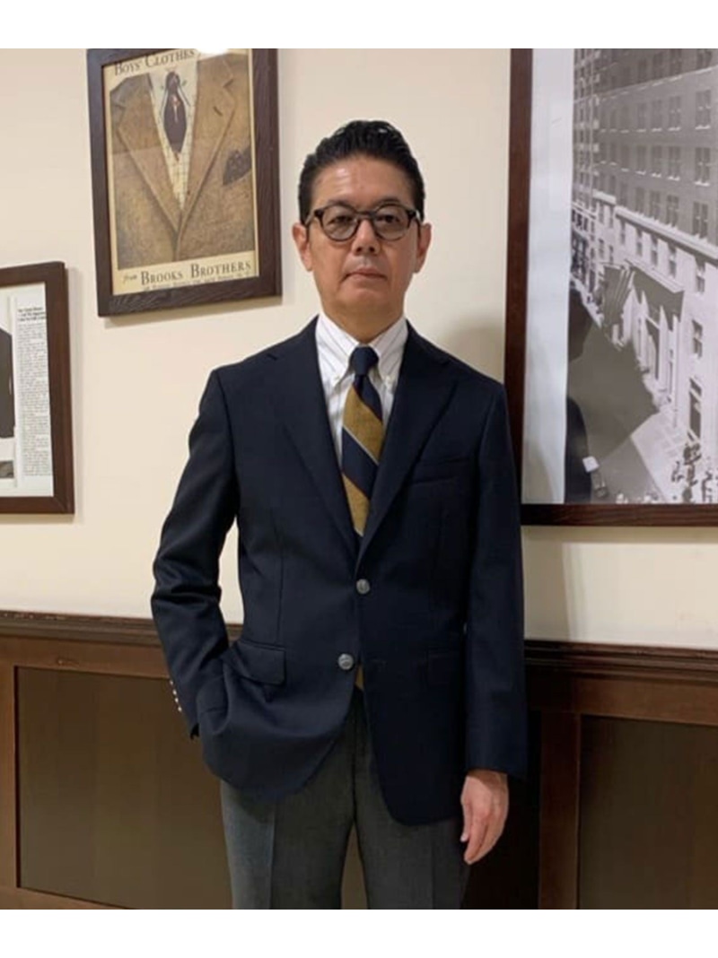 BROOKS BROTHERS ウール ロイヤルオックスフォード 段返り3釦ブレザー TOKYO model ブルックス ブラザーズ ジャケット・アウター テーラードジャケット・ブレザー ネイビー【送料無料】