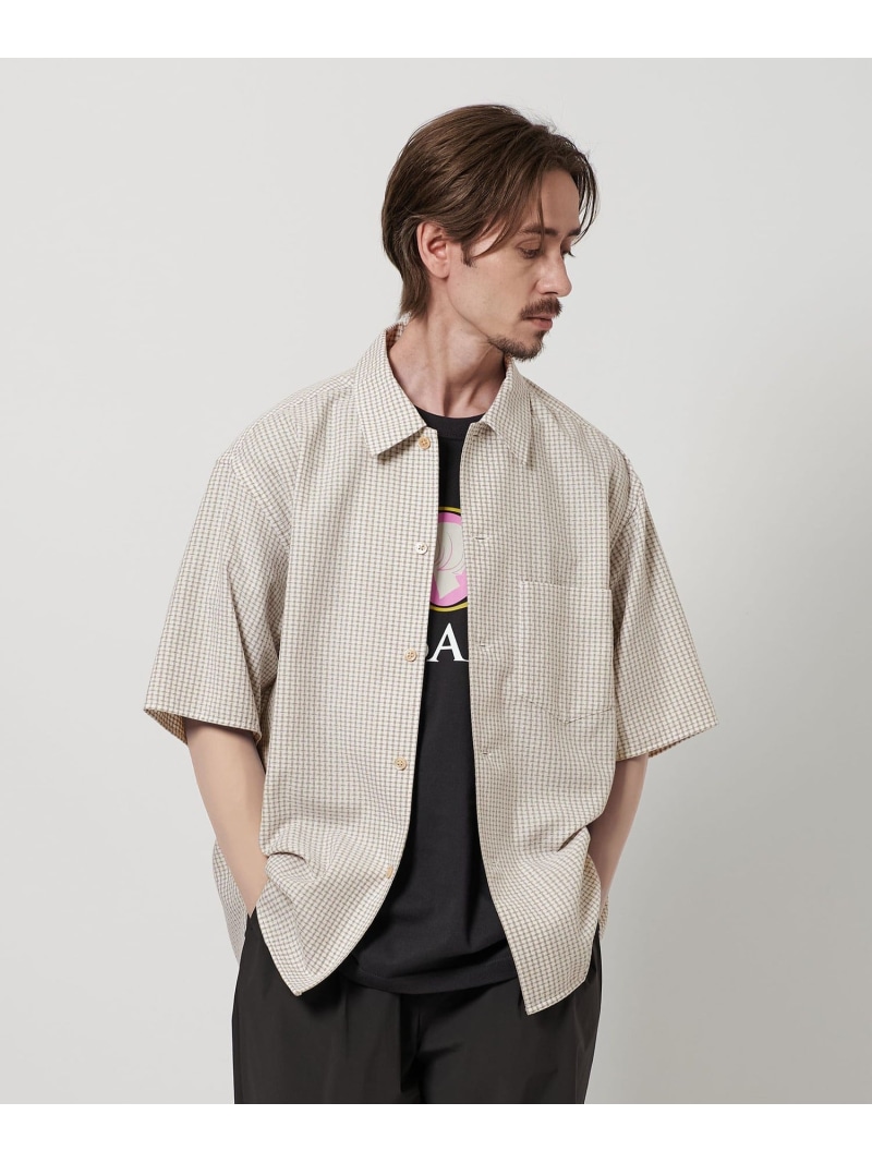 【SALE／50%OFF】BEAUTY&YOUTH UNITED ARROWS コクーン ドビー キャンプカラー シャツ GRANDE型 ユナイテッドアローズ アウトレット トップス シャツ・ブラウス ホワイト ネイビー ブラック【RBA_E】【送料無料】