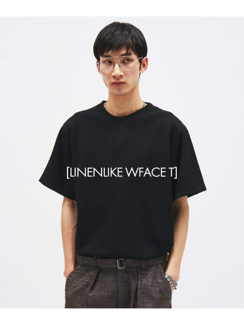 JOURNAL STANDARD リネン ライク ダブル フェイス Tシャツ ジャーナル スタンダード トップス カットソー・Tシャツ イエロー ブラック ベージュ ブルー【送料無料】